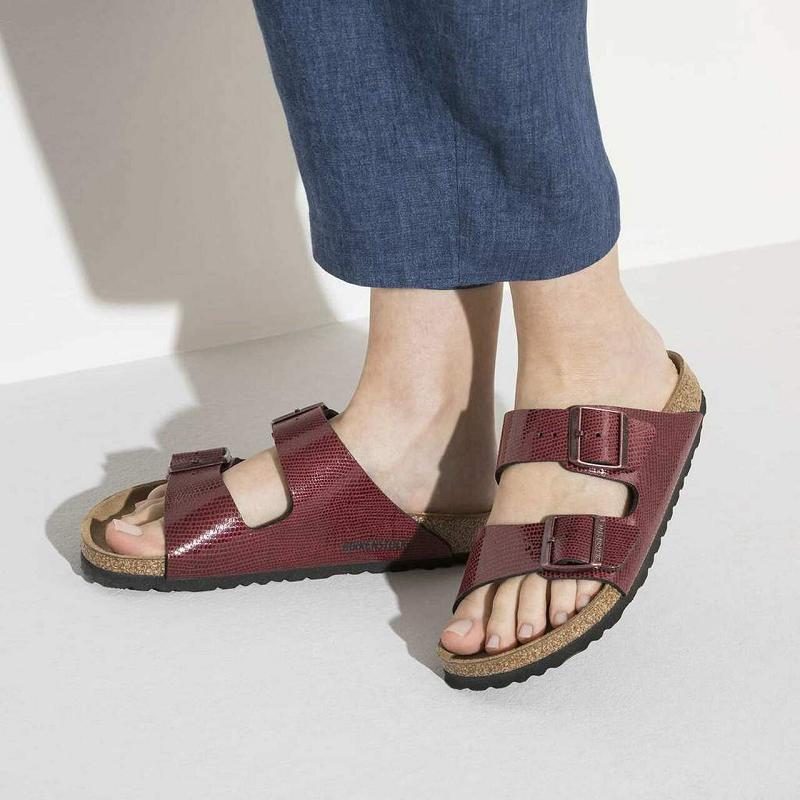 Birkenstock Magical Birko Flor Arizona Dame Bordeaux | DK 51FDN